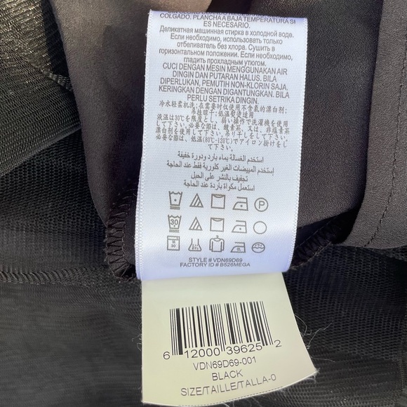 BCBGeneration Black Tulle Maxi Dress XS Backless Balletcore Prom Cocktaill - Picture 9 of 16